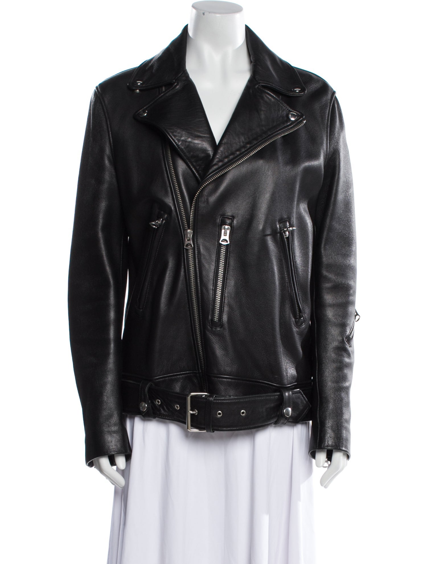 Acne Studios Leather Biker Jacket