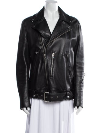 Acne Studios Leather Biker Jacket