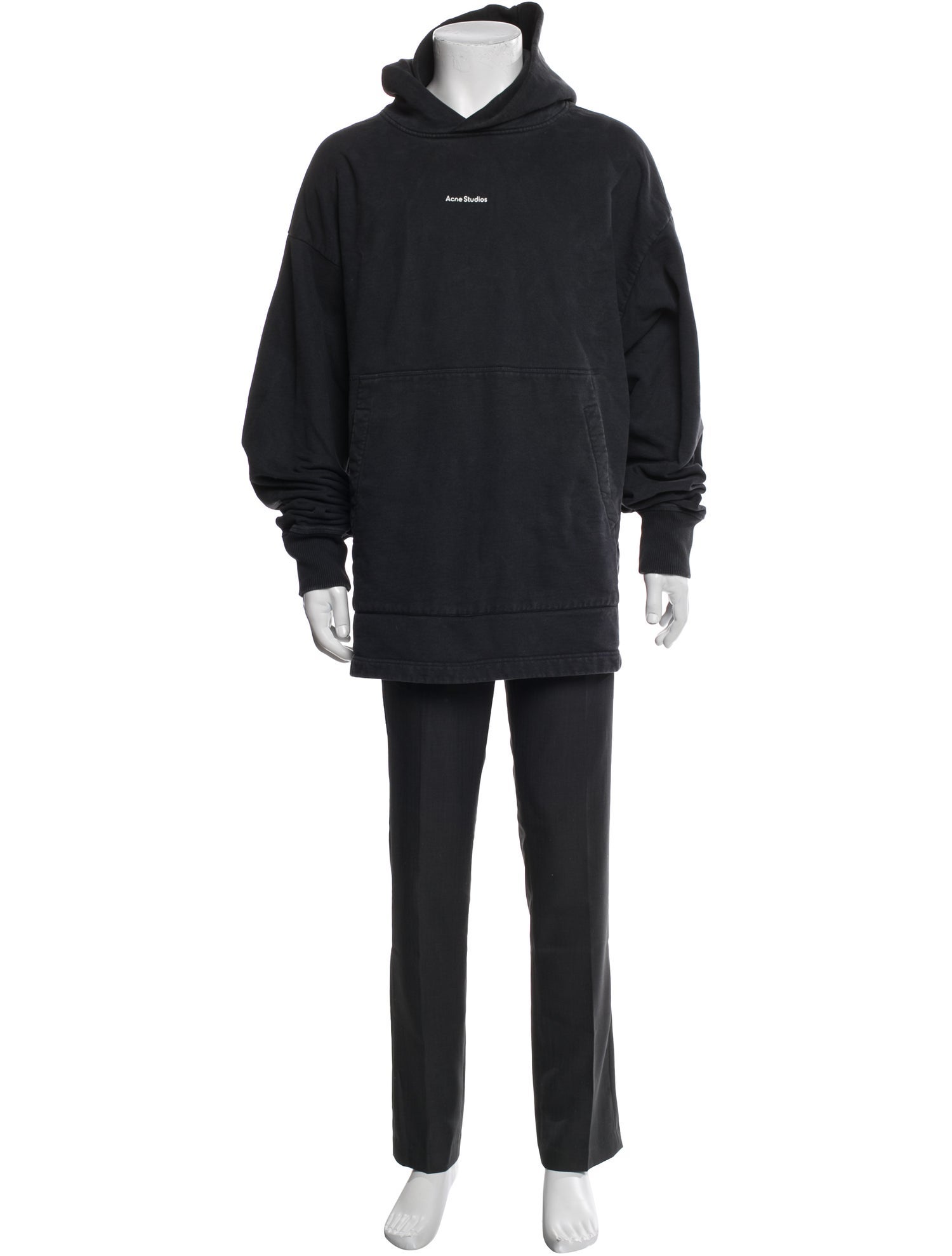 Acne Studios Graphic Print Crew Neck Hoodie