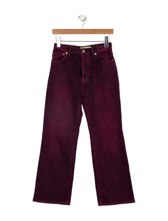 Acne Studios Mid-Rise Wide Leg Jeans