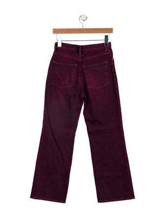 Acne Studios Mid-Rise Wide Leg Jeans