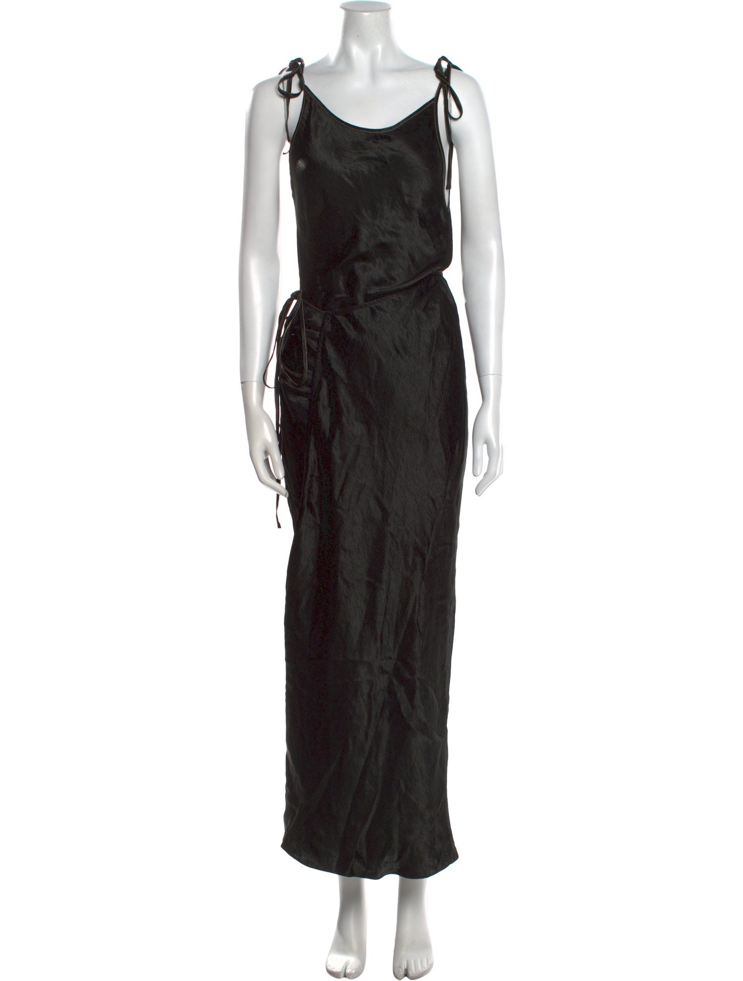 Acne Studios Scoop Neck Long Dress