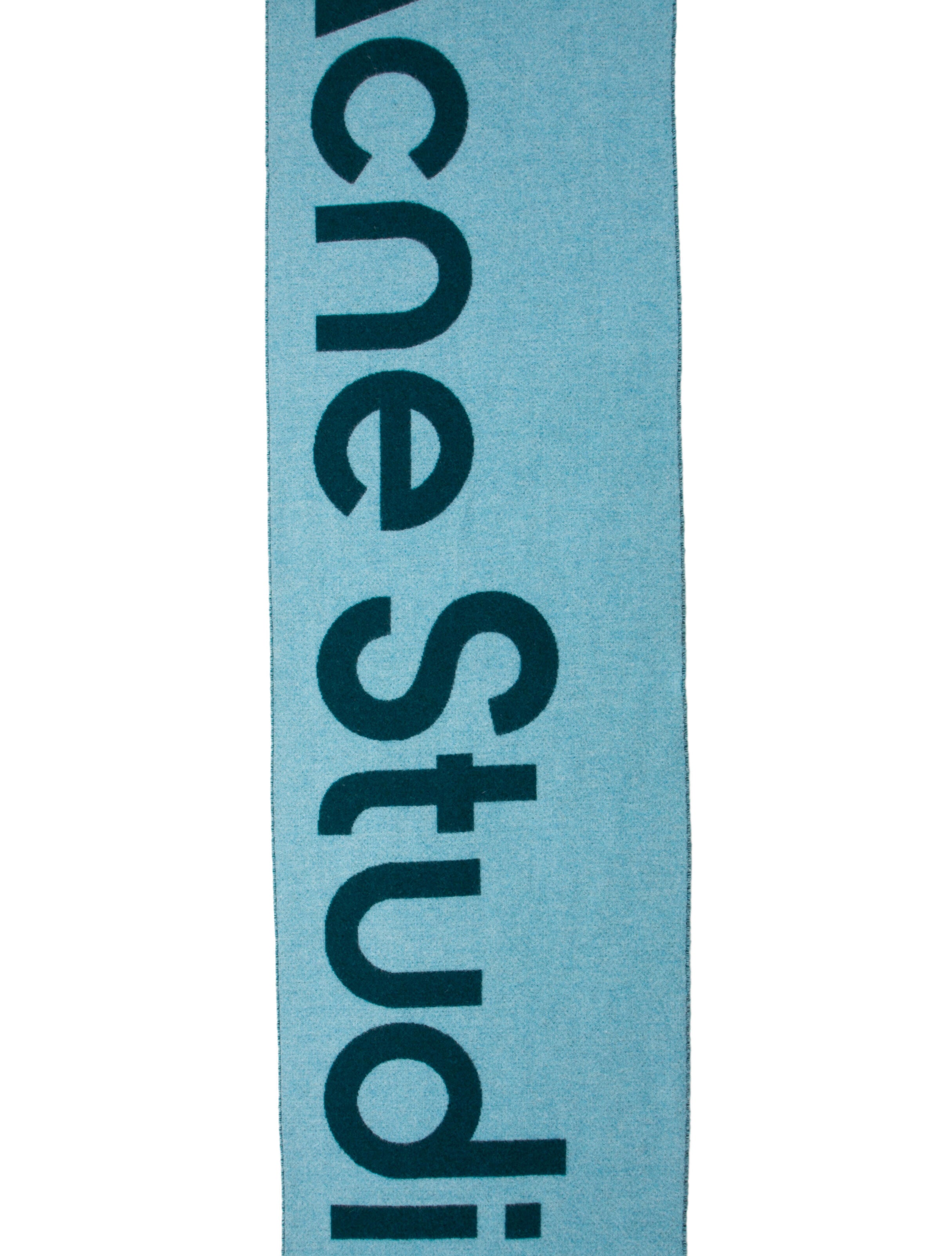 Acne Studios Wool Graphic Print Scarf