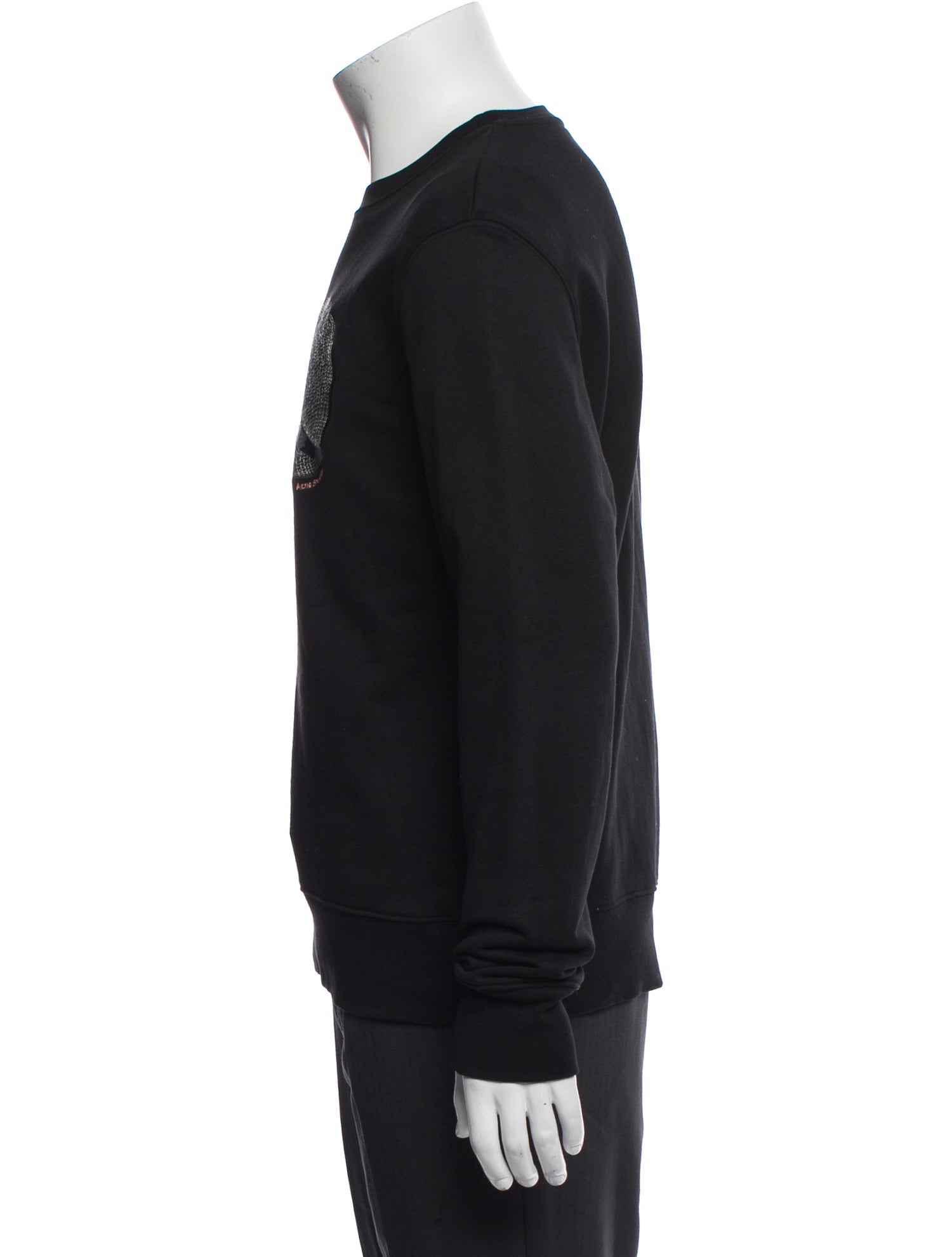 Acne Studios Graphic Print Crew Neck Pullover