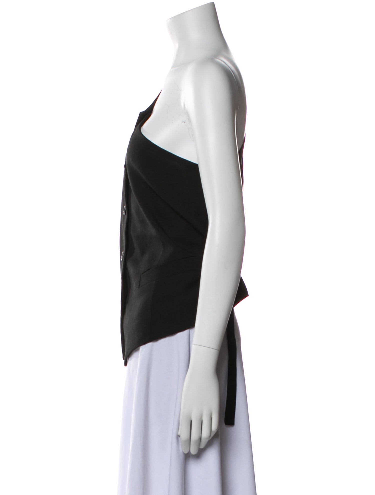 Acne Studios One-Shoulder Sleeveless Top