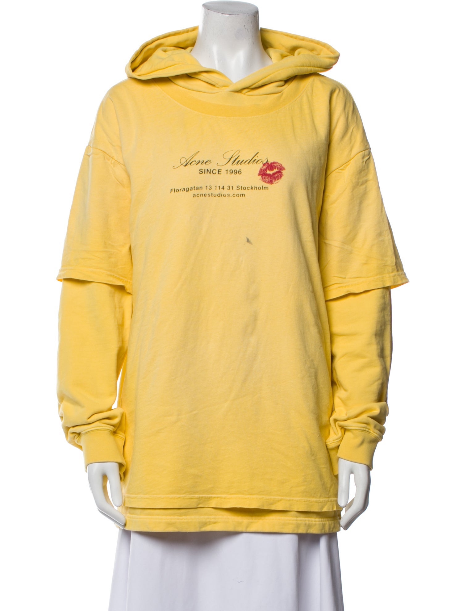 Acne Studios Cowl Neck Long Sleeve Sweatshirt