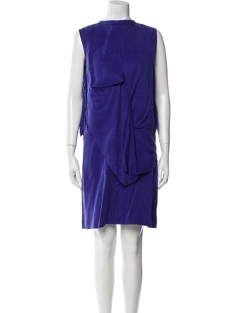 Acne Studios Bateau Neckline Mini Dress