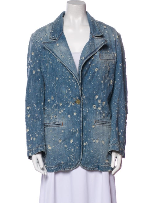 Acne Studios Printed Denim Jacket