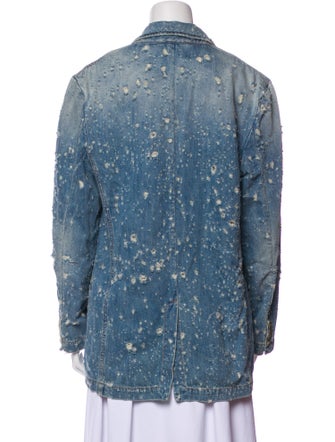 Acne Studios Printed Denim Jacket