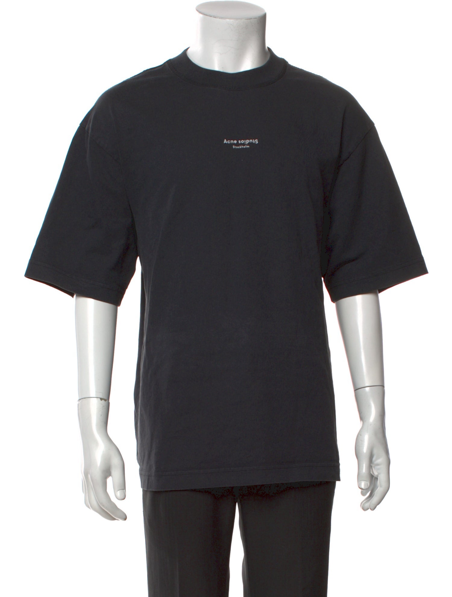 Acne Studios Graphic Print Crew Neck T-Shirt