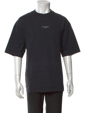 Acne Studios Graphic Print Crew Neck T-Shirt