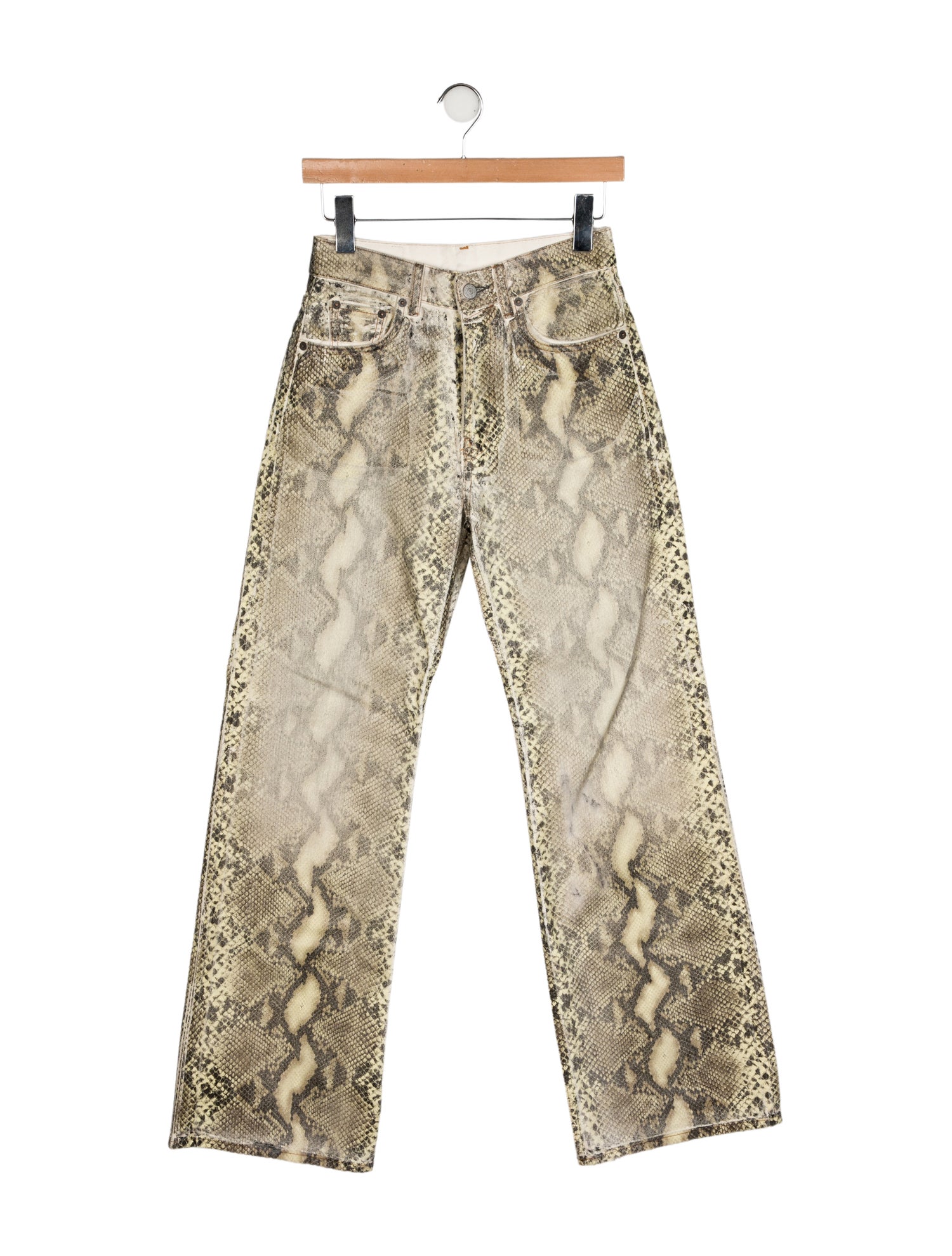 Acne Studios High-Rise Wide Leg Jeans