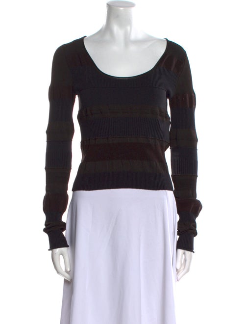 Acne Studios Scoop Neck Long Sleeve Top