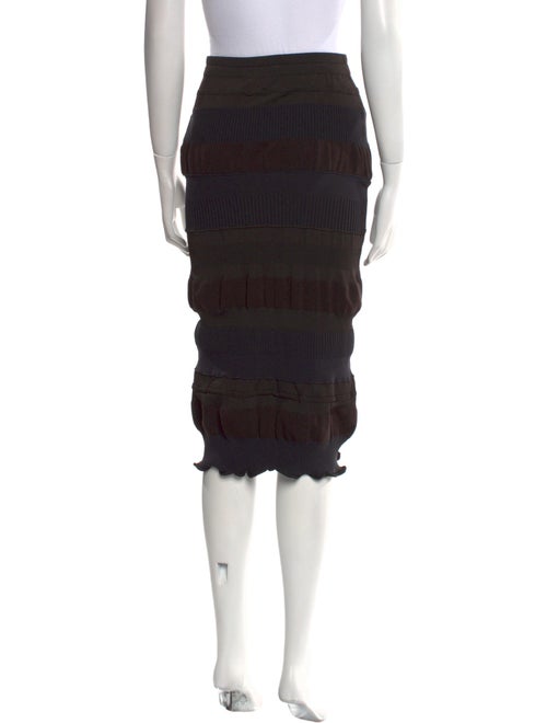 Acne Studios Striped Knee-Length Skirt
