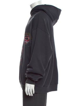 Acne Studios Graphic Print Crew Neck Hoodie