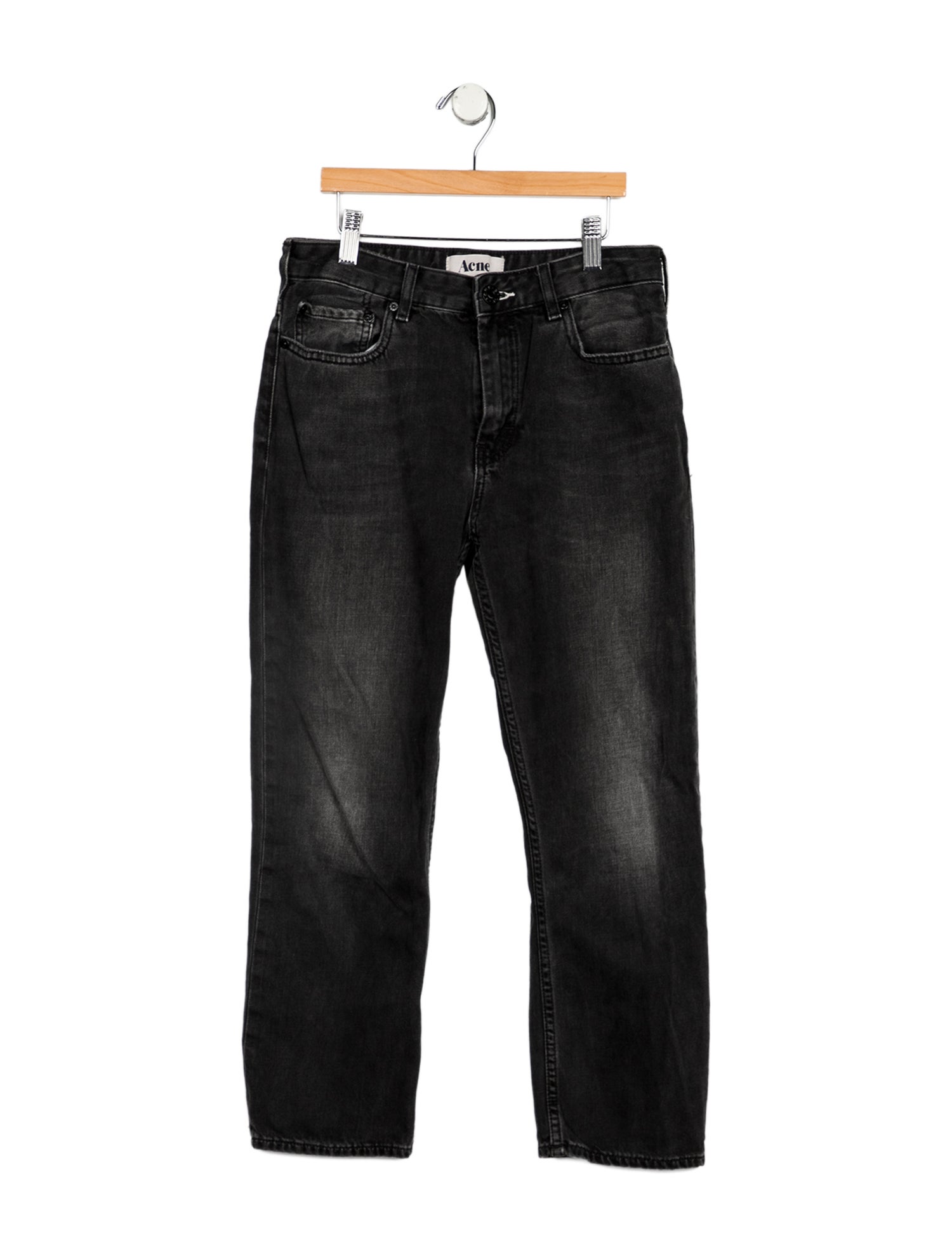 Acne Studios Mid-Rise Straight Leg Jeans