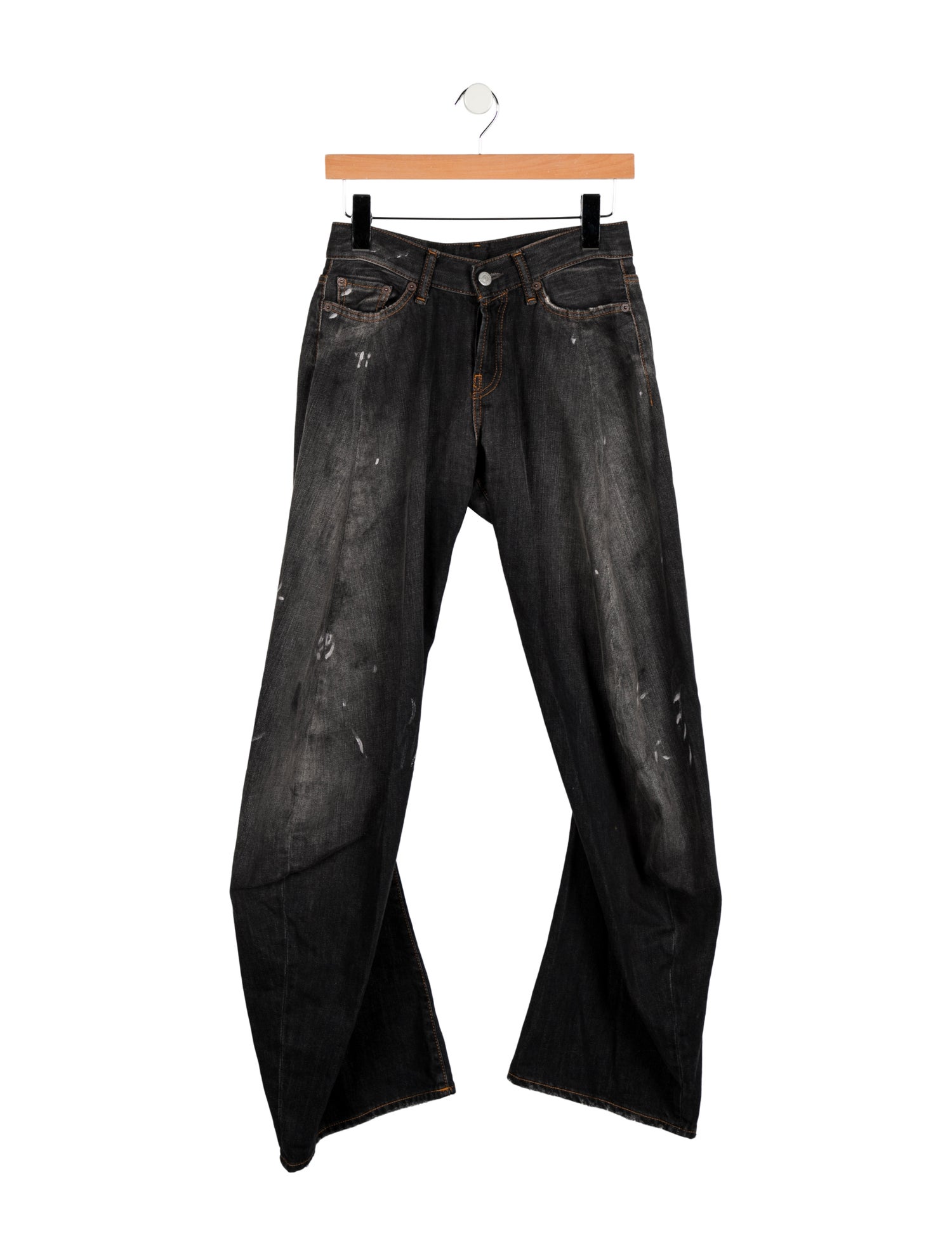 Acne Studios Mid-Rise Wide Leg Jeans