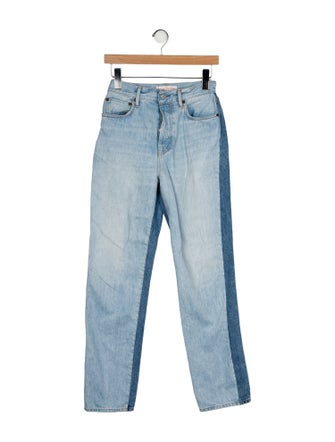 Acne Studios High-Rise Straight Leg Jeans