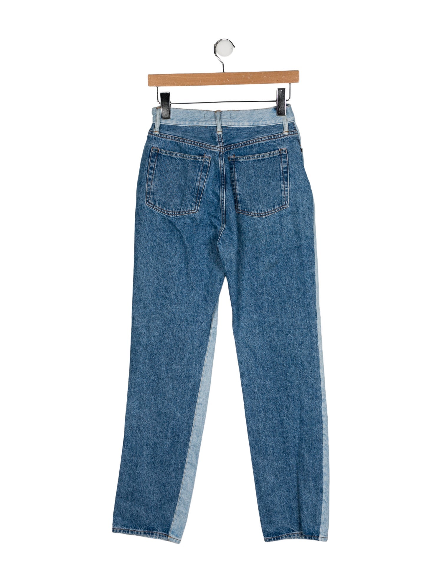 Acne Studios High-Rise Straight Leg Jeans