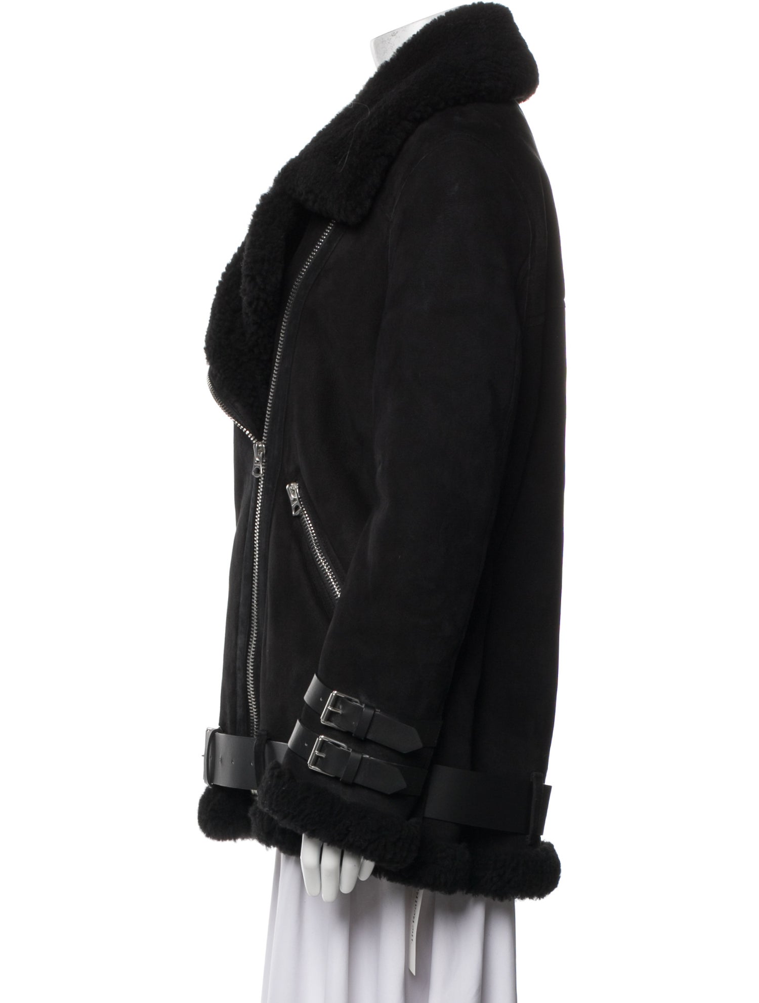 Acne Studios Shearling Faux Fur Jacket