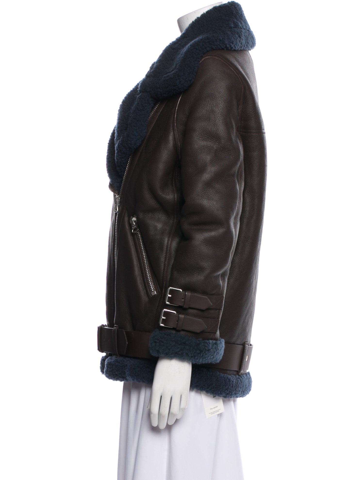 Acne Studios Shearling Faux Fur Jacket