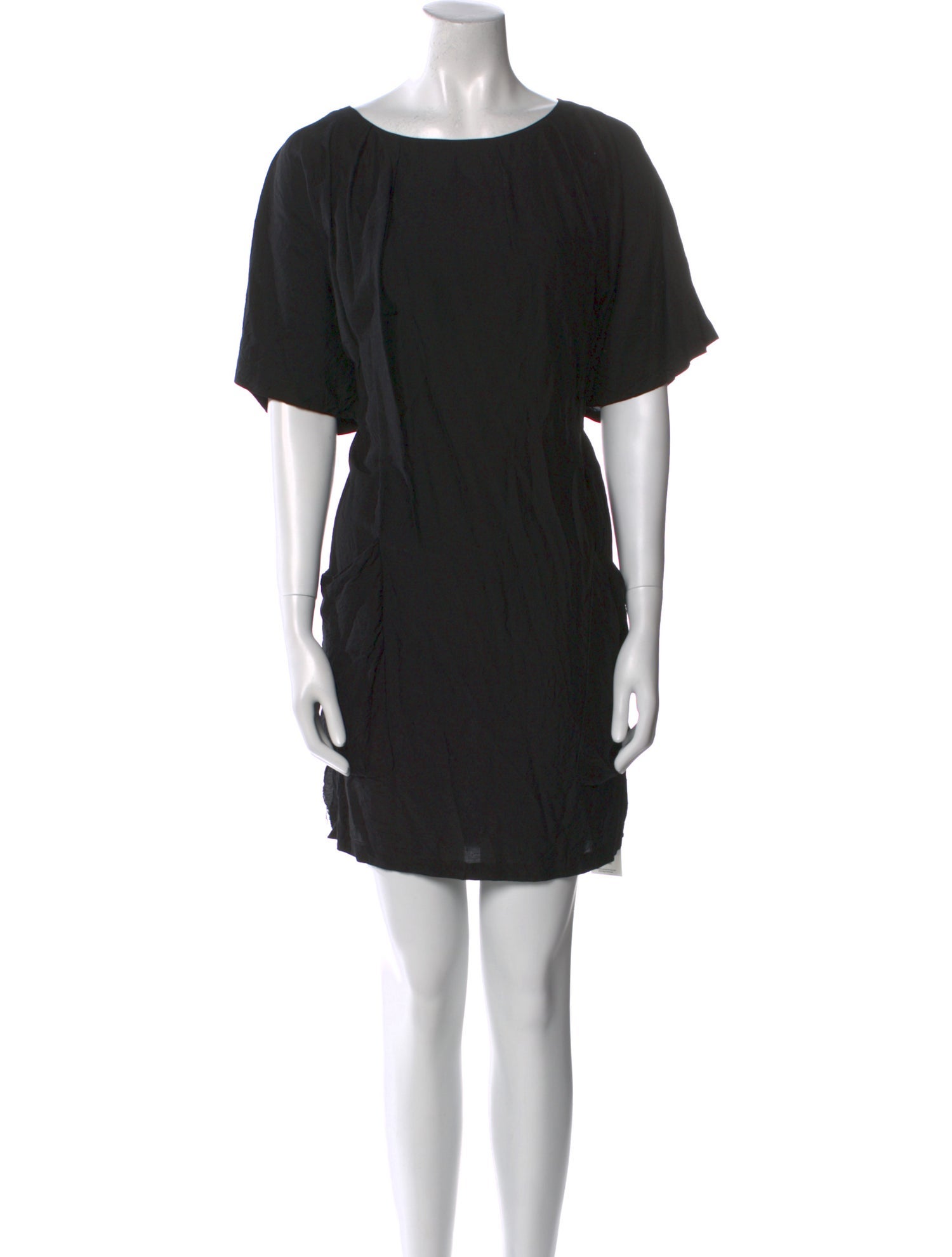 Acne Studios Bateau Neckline Mini Dress