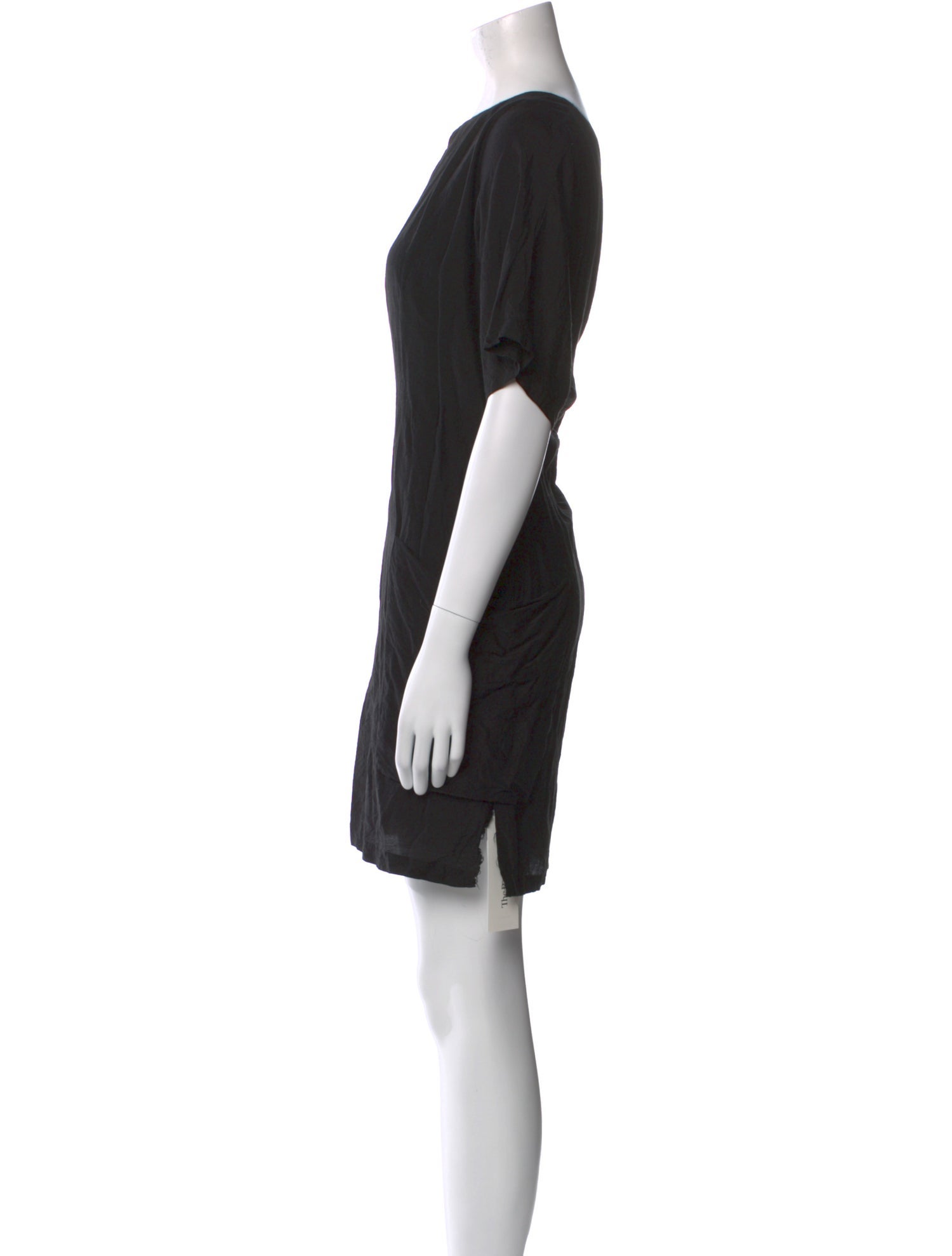 Acne Studios Bateau Neckline Mini Dress
