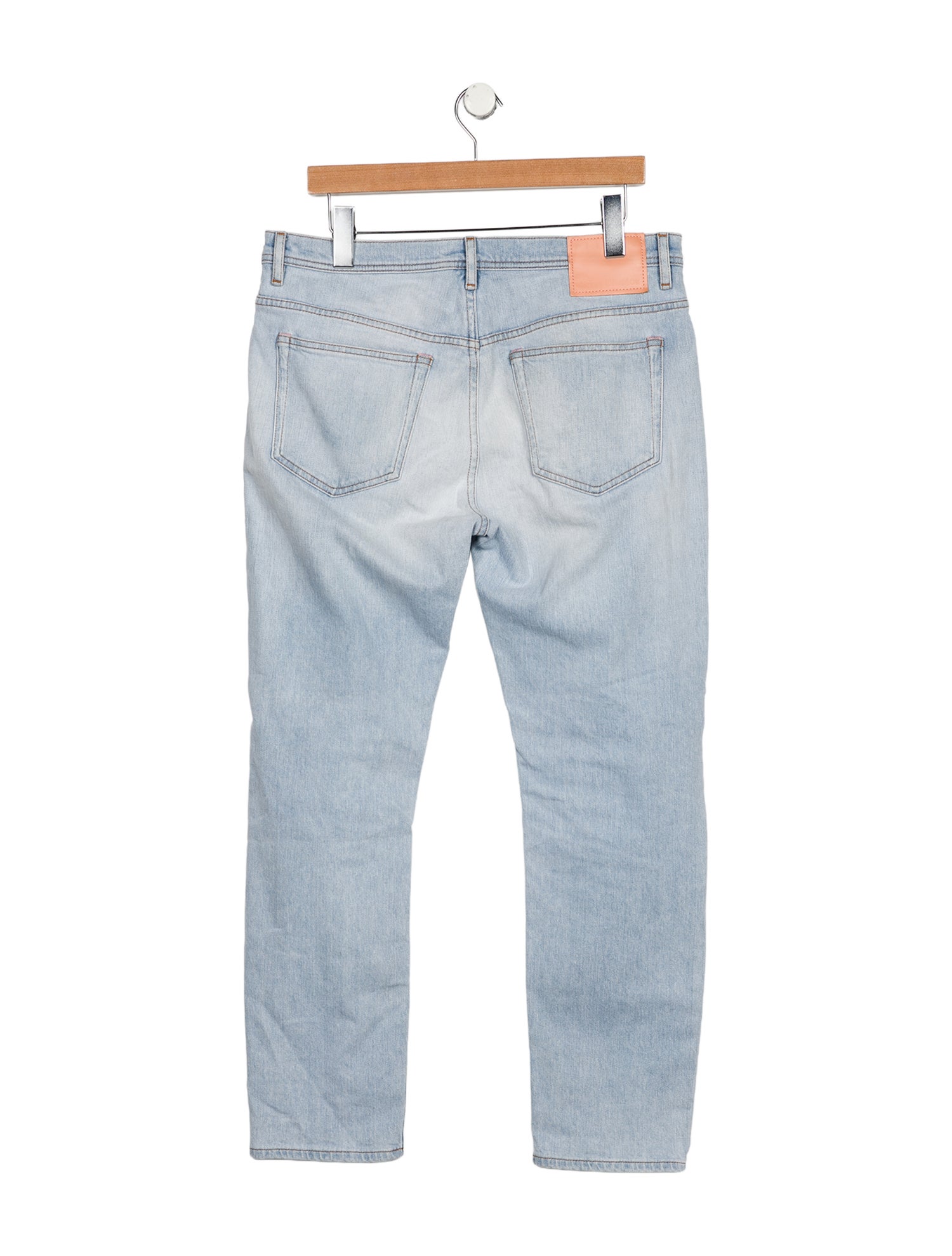 Acne Studios Mid-Rise Straight Leg Jeans