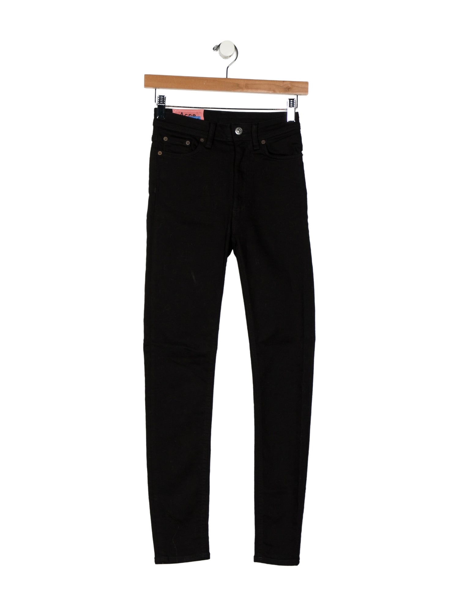 Acne Studios Blå Konst High-Rise Skinny Leg Jeans