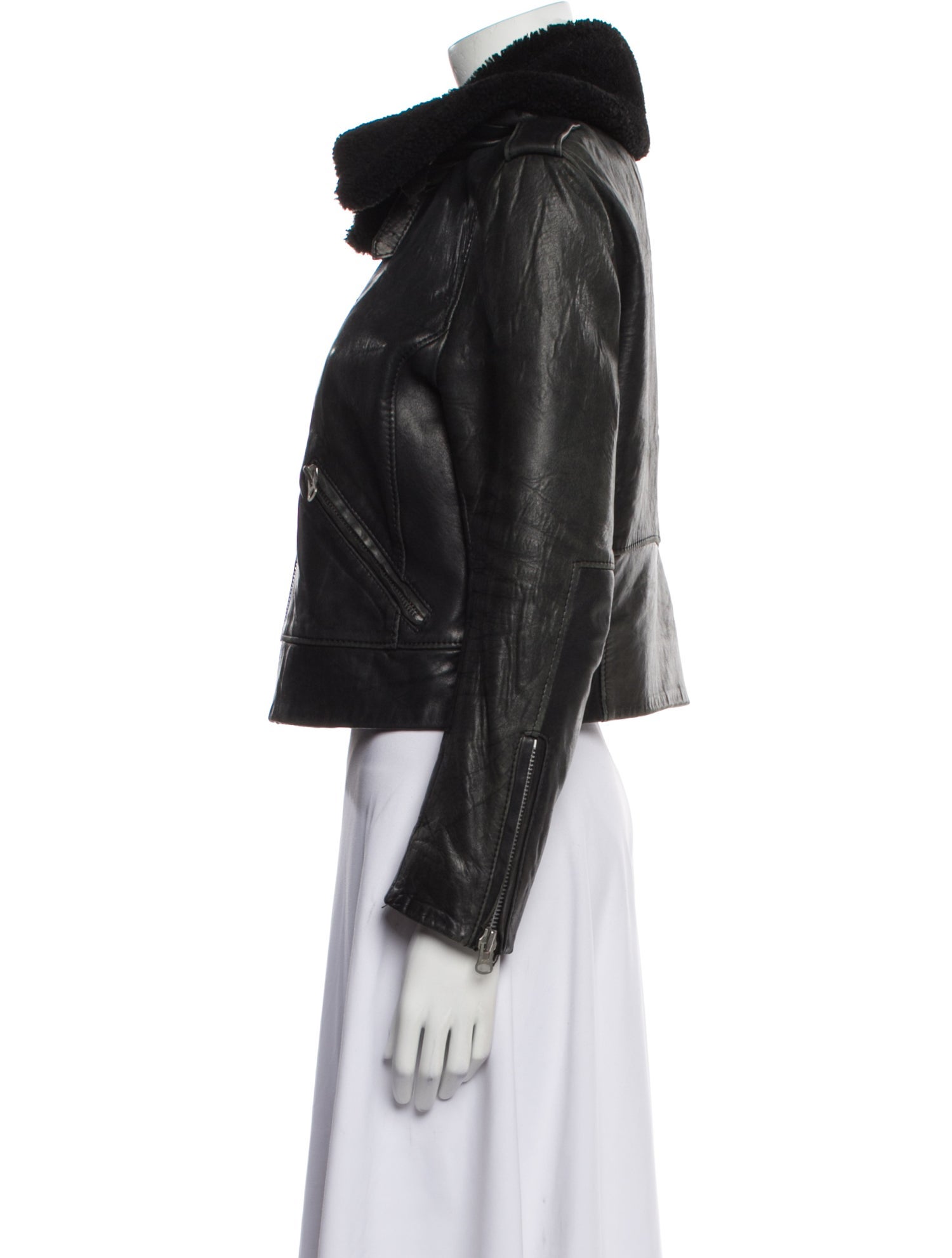 Acne Studios Leather Biker Jacket