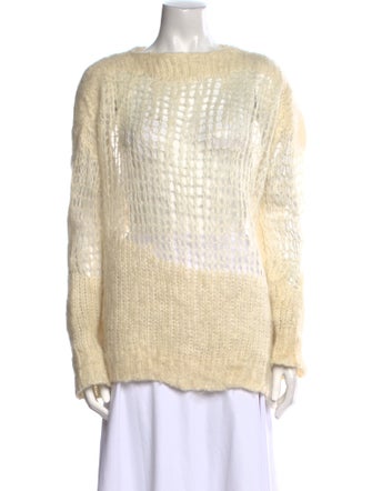 Acne Studios Mohair Bateau Neckline Sweater