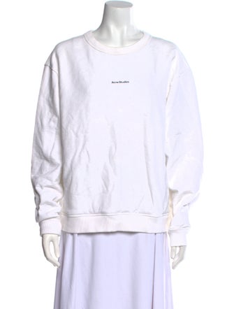 Acne Studios Crew Neck Long Sleeve Sweatshirt