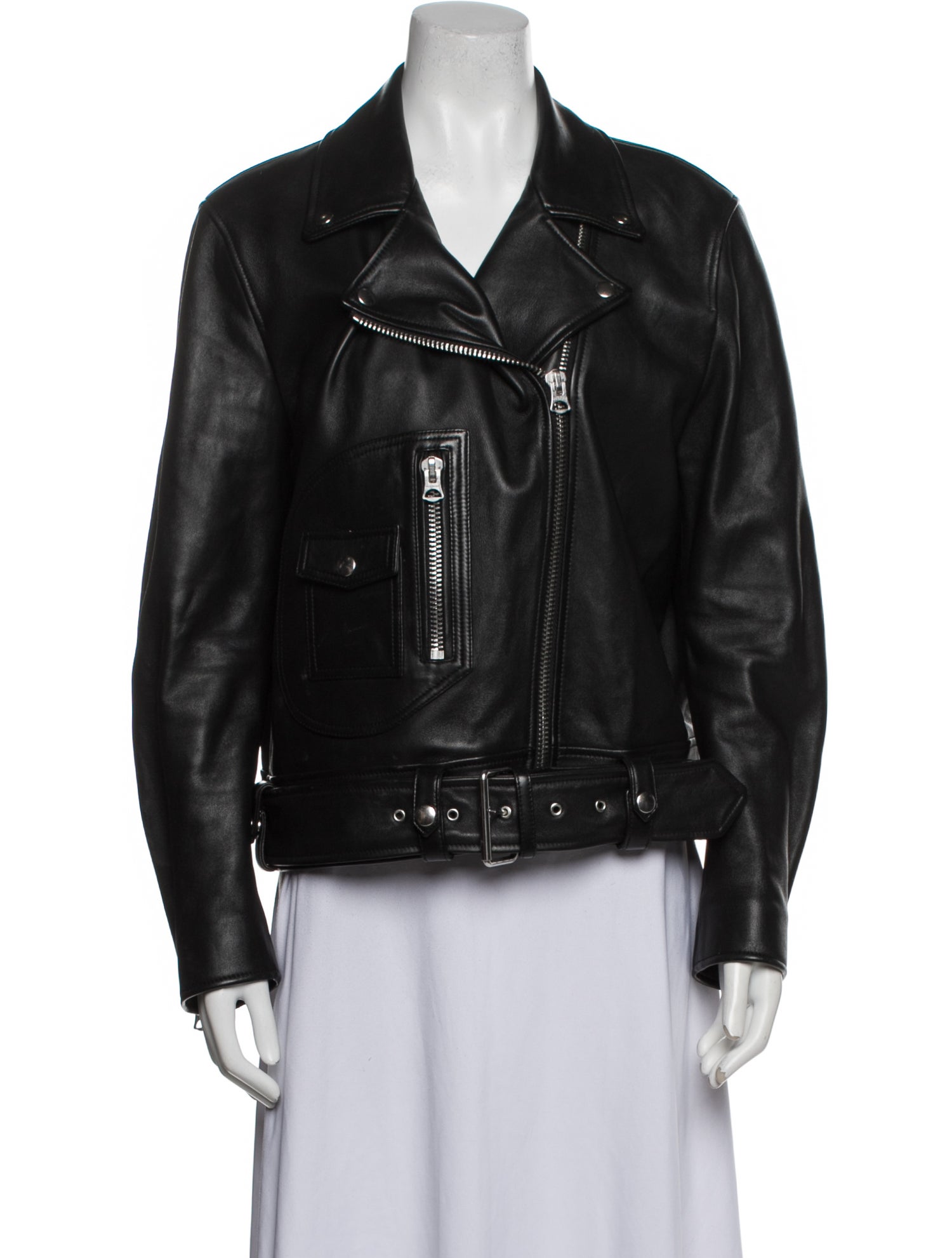 Acne Studios Leather Biker Jacket