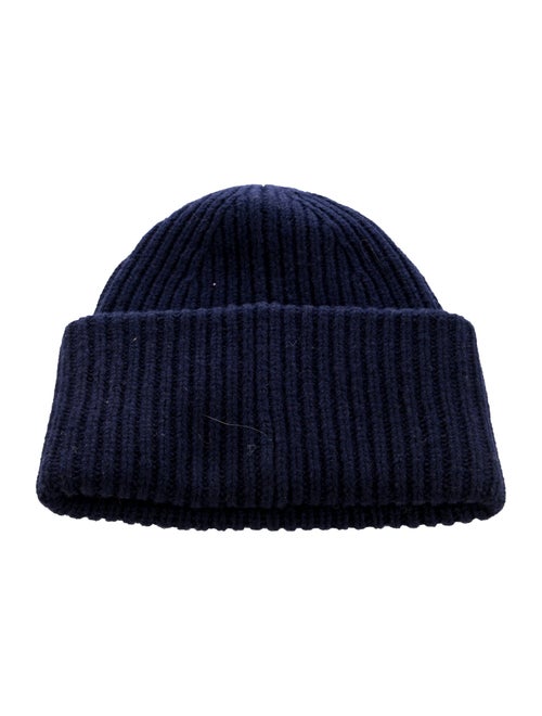 Acne Studios Wool Knit Embroidered Logo Beanie
