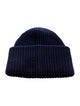 Acne Studios Wool Knit Embroidered Logo Beanie