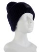 Acne Studios Wool Knit Embroidered Logo Beanie