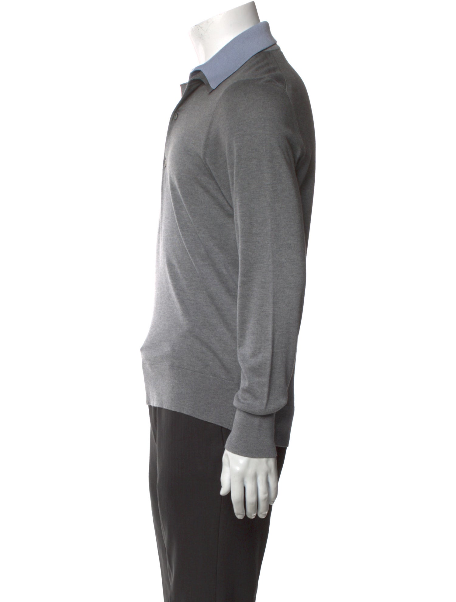 Acne Studios Silk Collar Polo Shirt w/ Tags