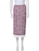 Acne Studios Floral Print Midi Length Skirt