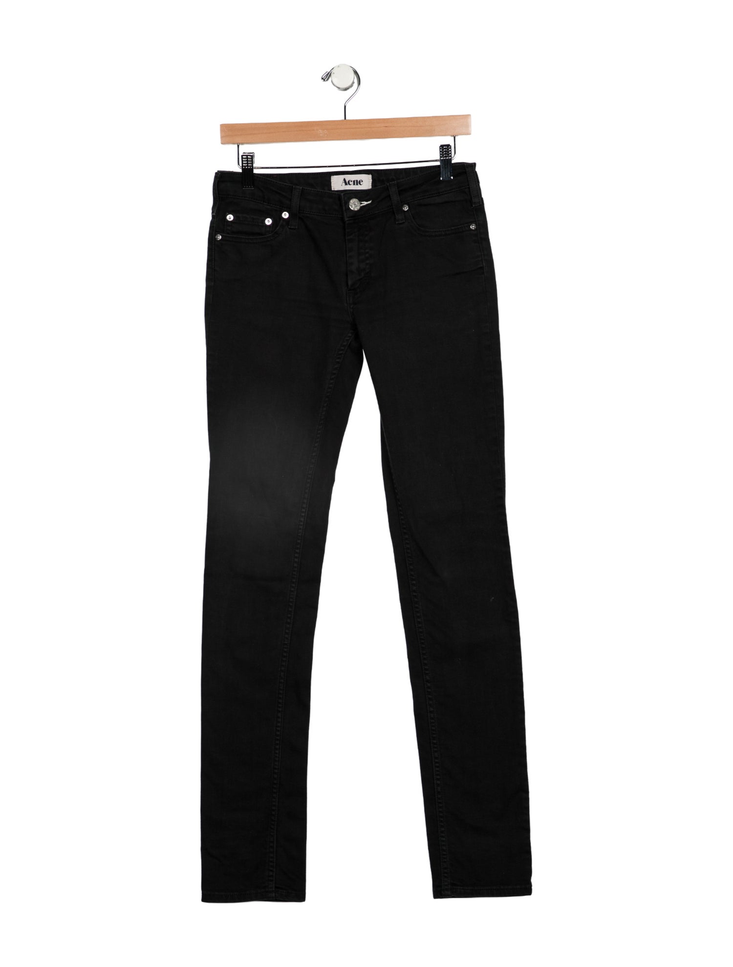 Acne Studios Low-Rise Straight Leg Jeans