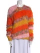 Acne Studios Nylon Colorblock Pattern Sweater