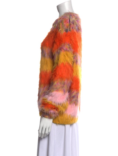 Acne Studios Nylon Colorblock Pattern Sweater