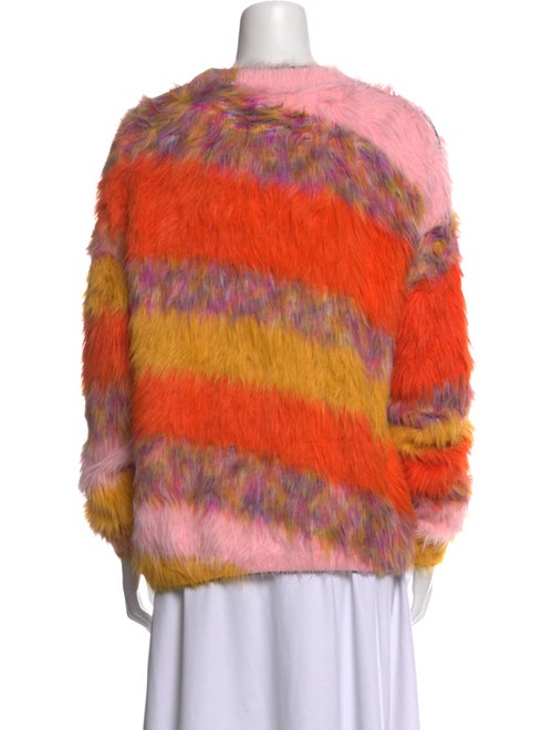 Acne Studios Nylon Colorblock Pattern Sweater