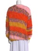 Acne Studios Nylon Colorblock Pattern Sweater