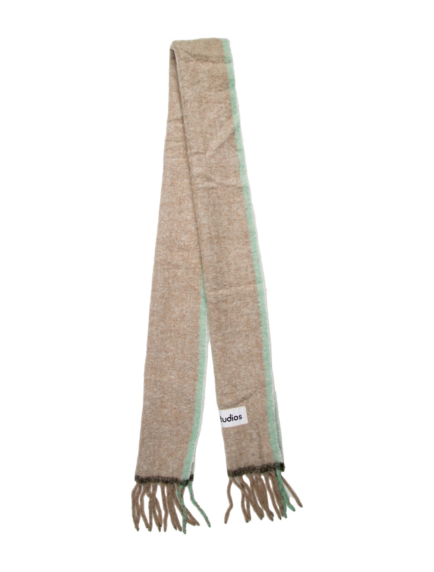 Acne Studios Alpaca Printed Scarf