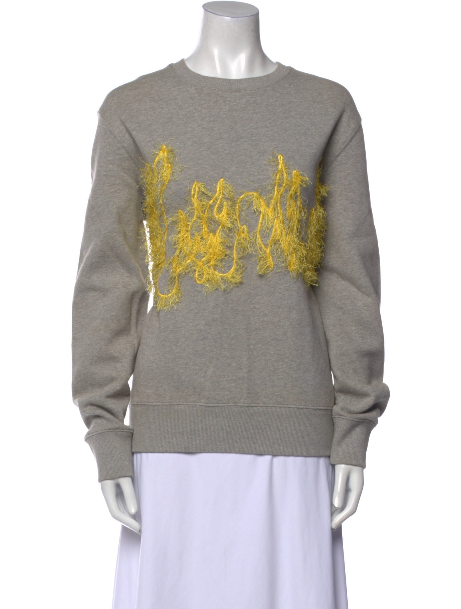 Acne Studios Graphic Print Crew Neck Sweater