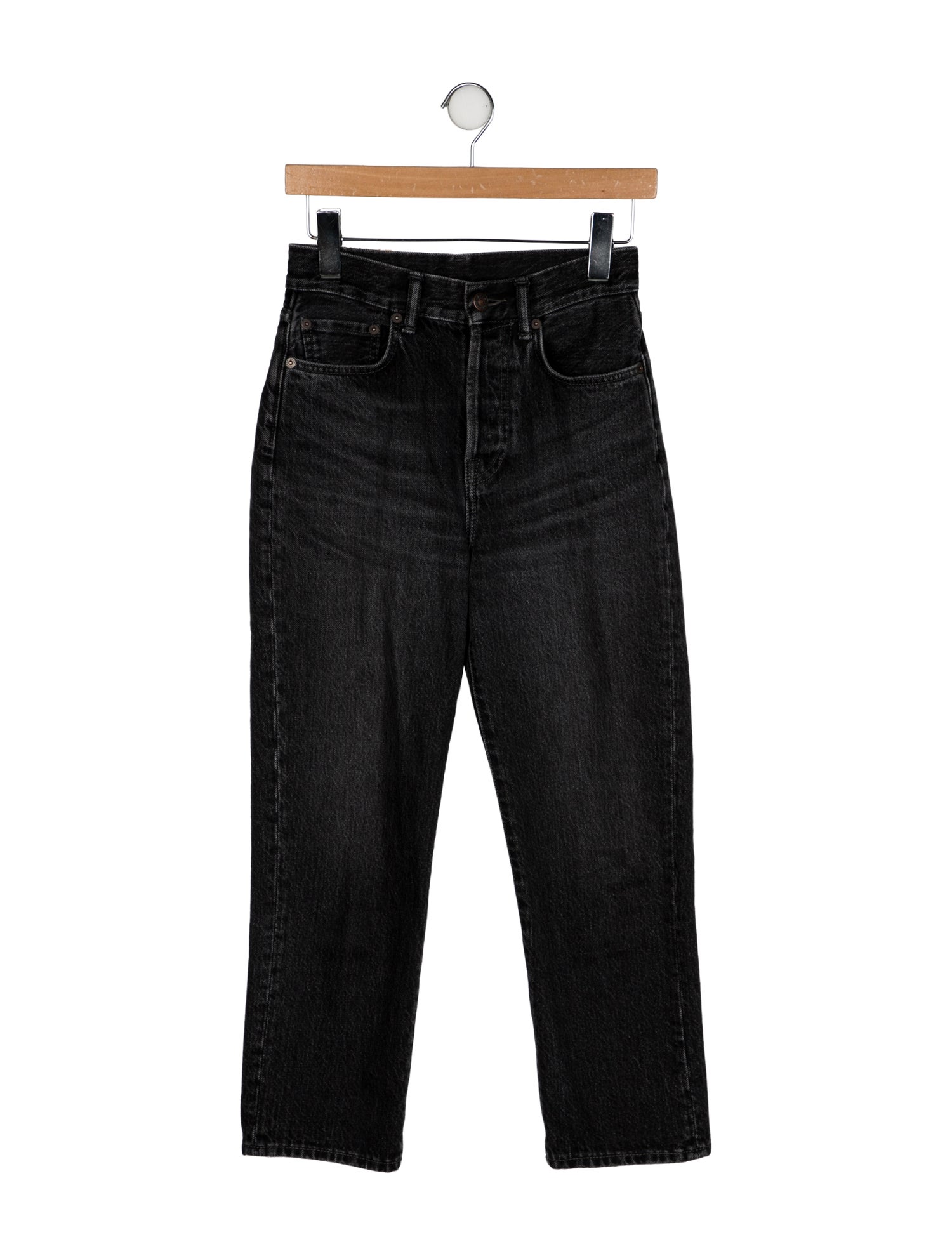 Acne Studios High-Rise Straight Leg Jeans
