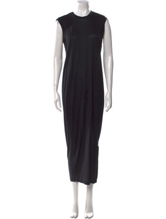 Acne Studios Crew Neck Long Dress