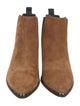 Acne Studios Suede Colorblock Pattern Chelsea Boots