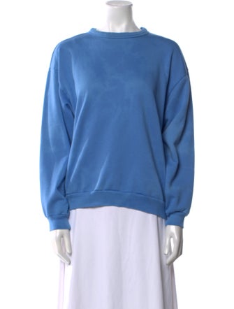 Acne Studios Bateau Neckline Long Sleeve Sweatshirt