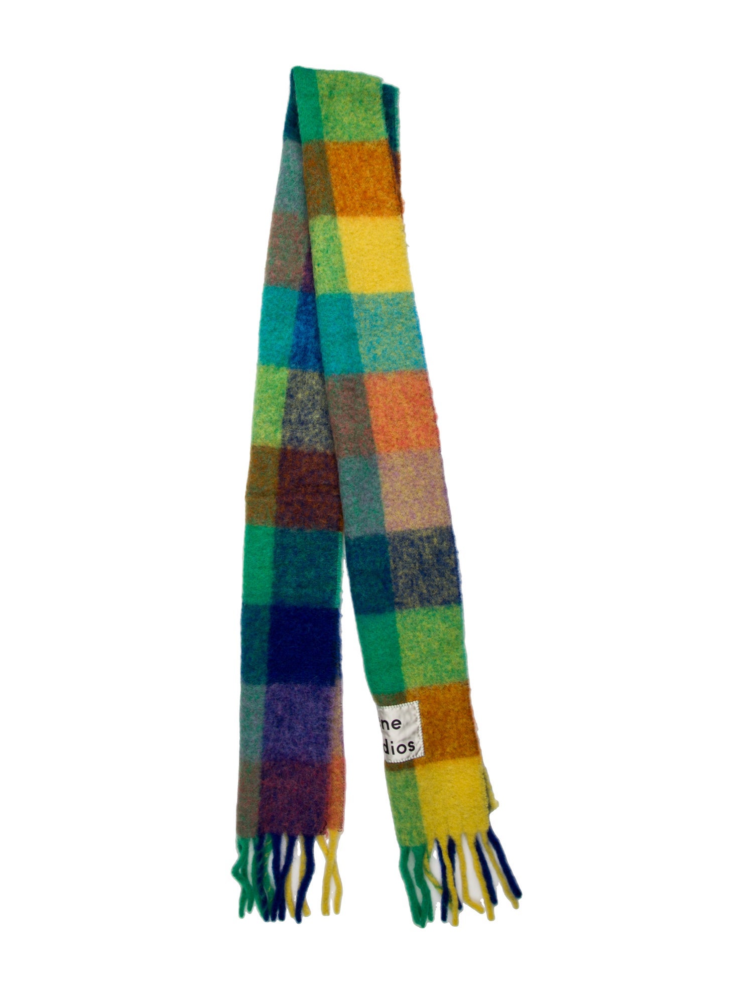 Acne Studios Alpaca Striped Scarf